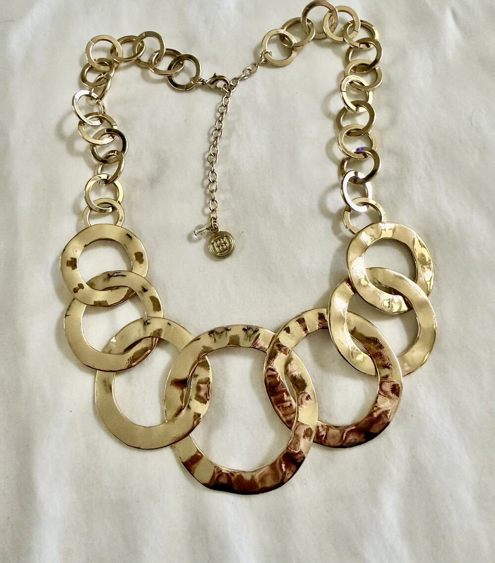 Dana Buchman Gold Tone Linked Chain Necklace